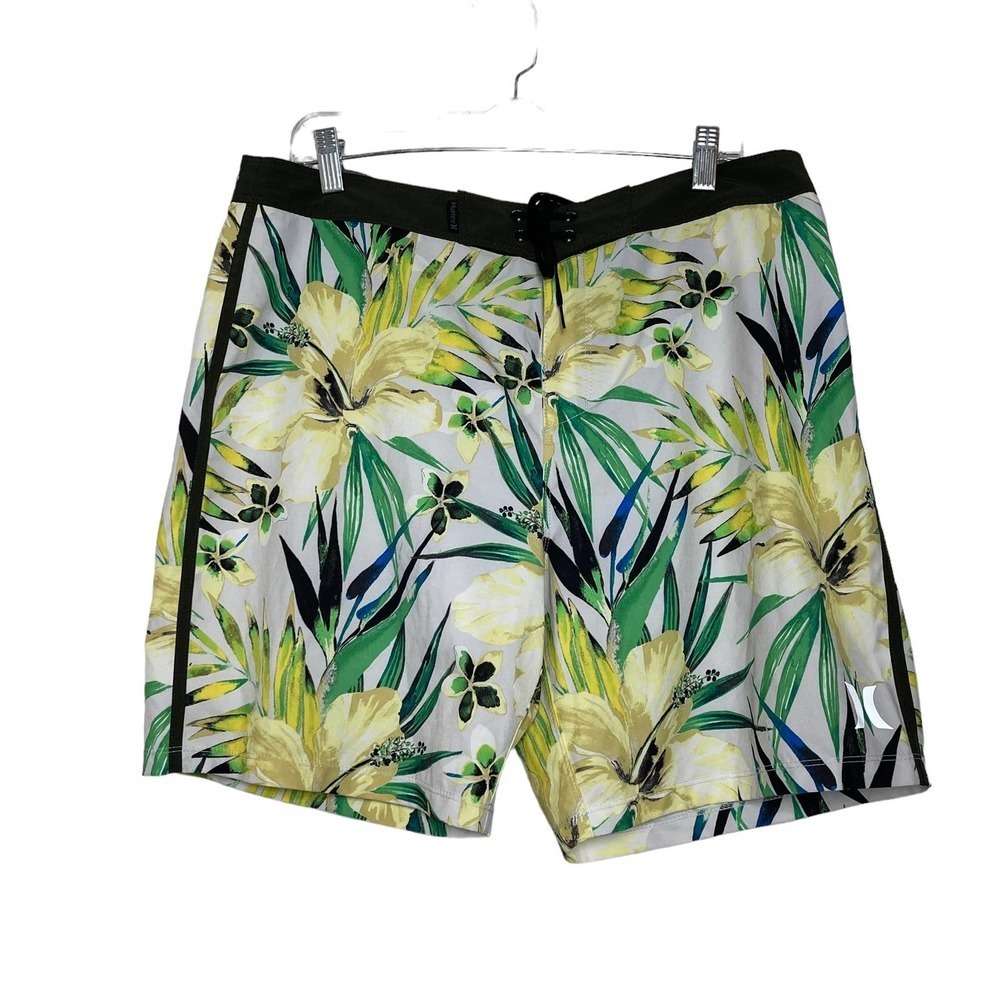 Hurley Hawaiian Floral Board Mens Shorts Size 34